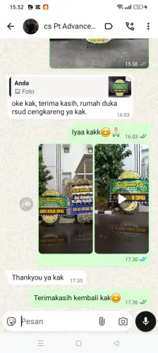 Testimonial Papan Bunga Pernikahan sikulan
