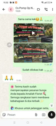 Testimonial Papan Bunga sikulan