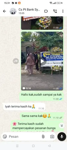 Testimonial Papan Bunga sikulan