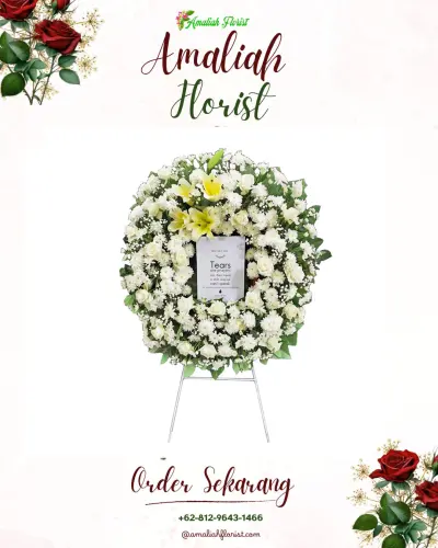 Krans Bunga Duka Cita sikulan